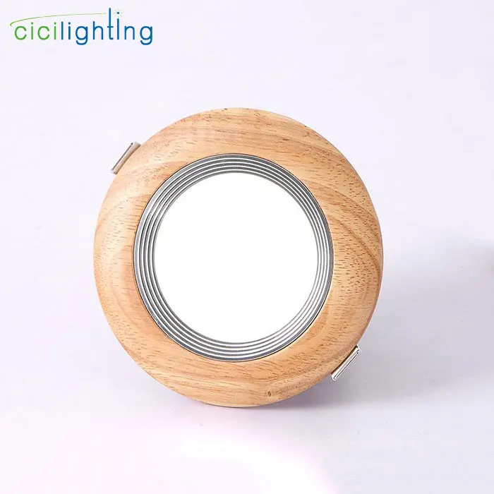 Conduziu a Lâmpada Recessed do Teto Industrial do Centro Comercial do Escritório para Baixo o Diodo Emissor de Luz de Wook de Borracha Downlight Redondo Iluminação 220 v 240 5 w 7 4 O diodo emissor de luz de wook