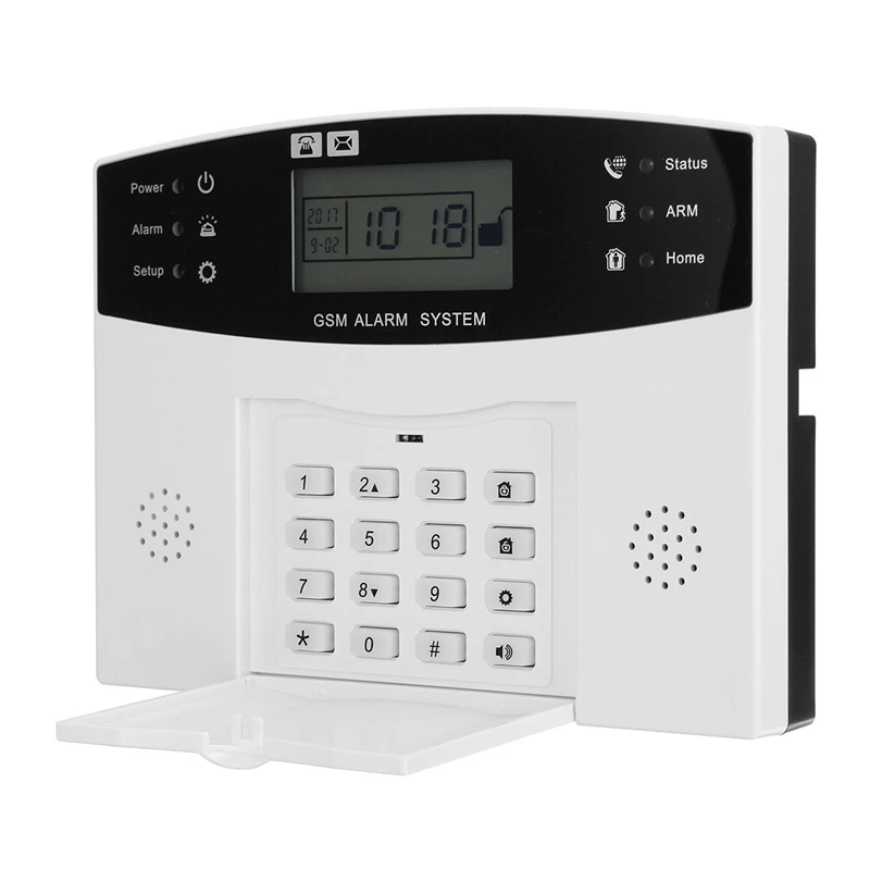

EU Plug,GSM Wireless Home Burglar Alarm System SOS Motion Door Window Sensor Security
