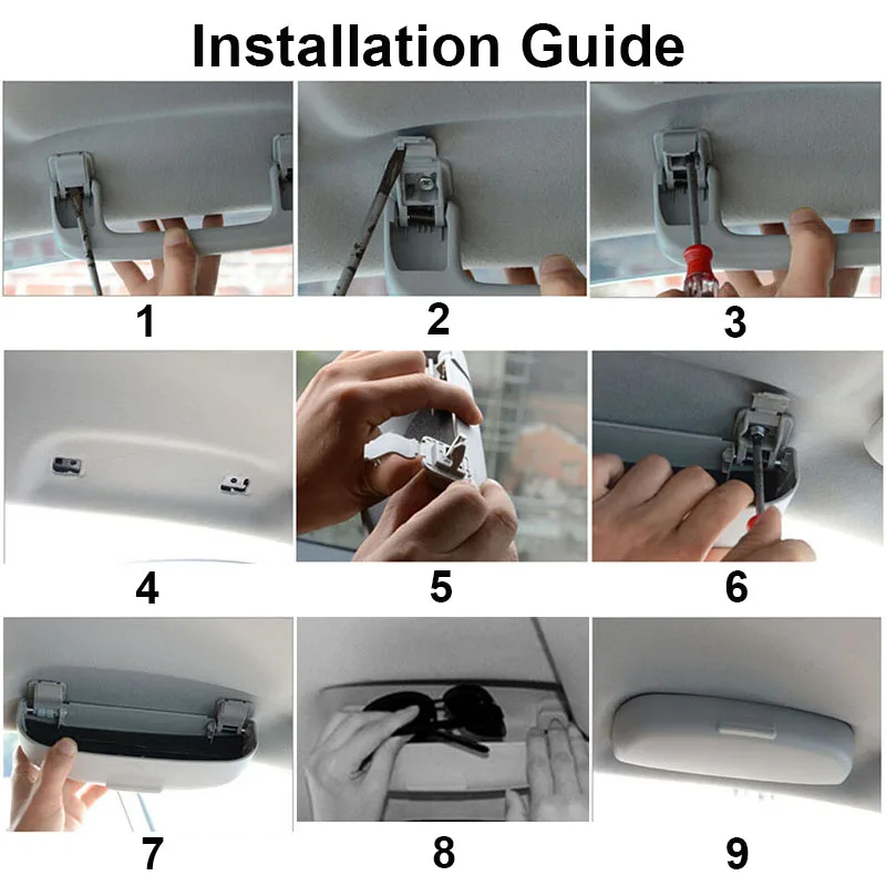 Generic Porte-lunettes De Voiture En Cuir,support De Lunettes De Soleil à Prix Pas Cher | Maroc