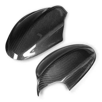 

Real Carbon Fiber Rearview Side Mirror Cover Caps For BMW Pre-facelift E90 2005 2006 2007 2008 Add On Style Cover