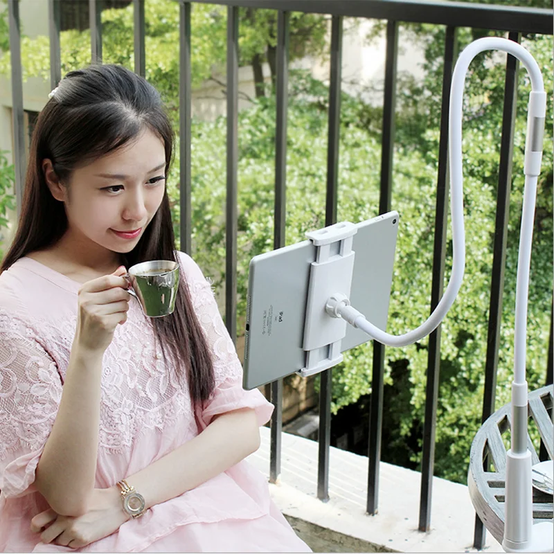 Universal 360 Rotation Flexible Arm Tablet PC Stand Holder Support Lazy Bed Sofa Desktop For iPad Samsung Dell 4-10.1 inch