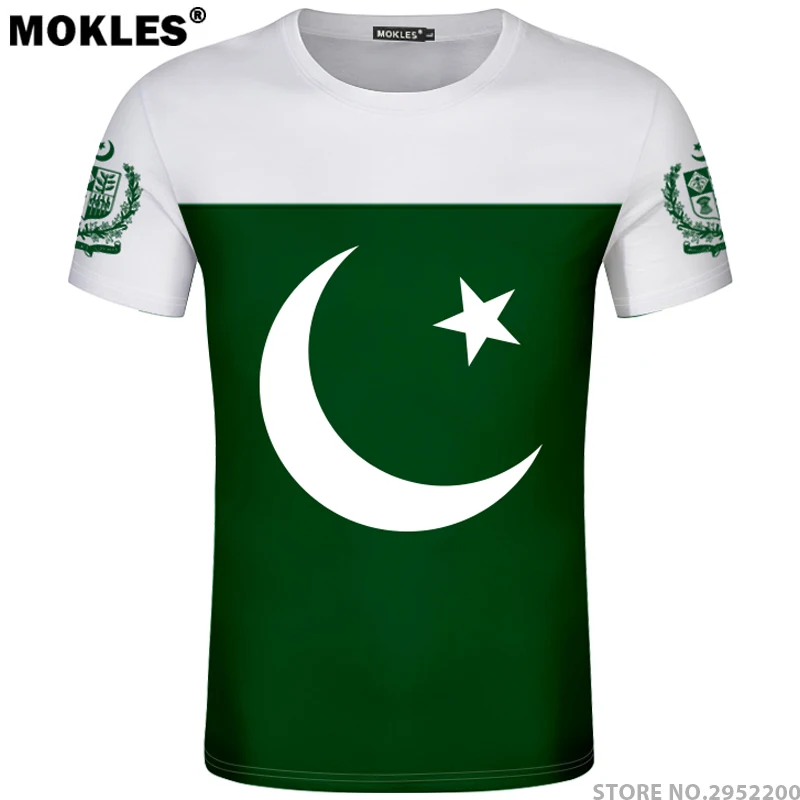 PAKISTAN t shirt diy free custom name number pak t shirt nation flag