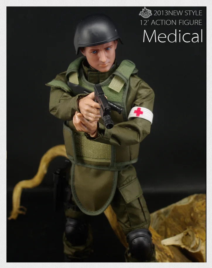 For Sale Medical soldier doll Military 16 BJD 12' Action figure model
