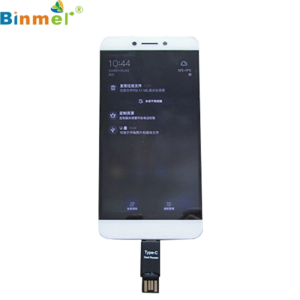 Адаптер хоста USB 2 0 Type C OTG Устройство для чтения карт Micro SD ноутбука ПК телефона