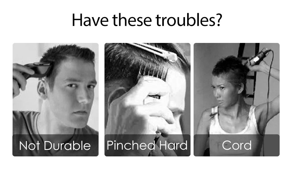 Портативный, перезаряжаемый триммер для стрижки волос PRITECH профессиональный триммер для волос станок для бритья волос беспроводной триммер для бороды