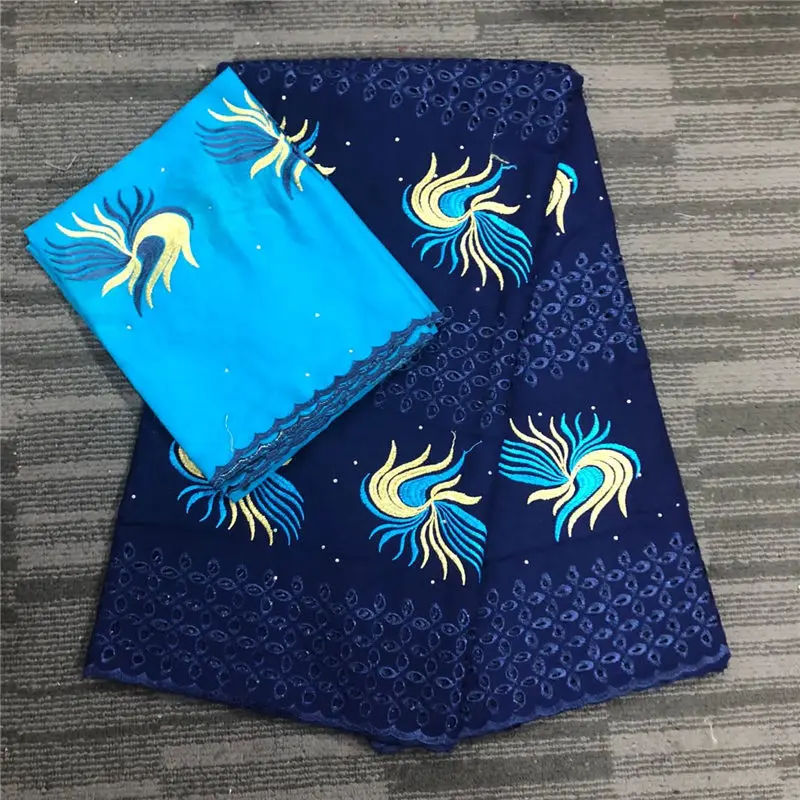 

100% Cotton African Swiss Lace Fabric 2019 High Quality Swiss Voile Lace Fabric With Stones Swiss Voile Lace In Switzerland-J5