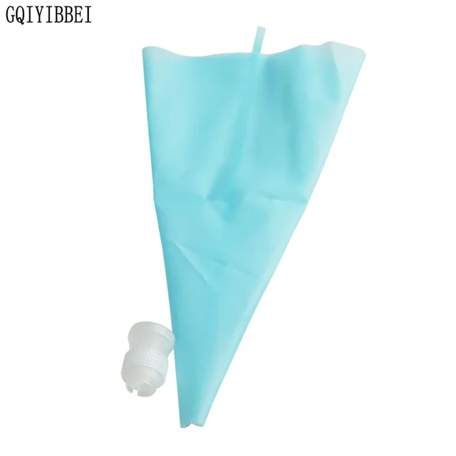 Gqiyibbei Silicone Pastry Bag Reusable Icing Piping Tip Nozzles Gqiyibbei Silicone Pastry Bag Reusable Icing Piping Tip Nozzles Adaptor Cake Cream Diy Decor Tool