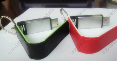 Брелок Кожаный 8 ГБ 32 64 Гб 4 цвета Флешка карта памяти подарок металл 3 0 USB флеш