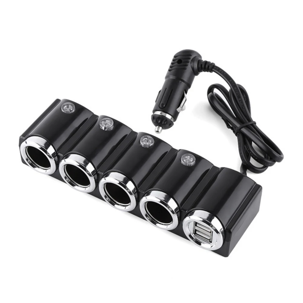 

Brand New 4 Ports Car Cigarette Lighter Socket Splitter Power Charger Adapter Car USB Charger Adapter Free Dropship