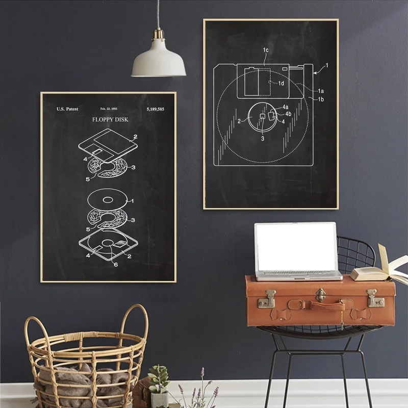 مرن القرص الصلب محرك أقراص مجردة المشارك قماش ملصق جدار الصور ل غرفة المعيشة لا الإطار مرن القرص الصلب محرك أقراص مجردة المشارك قماش ملصق جدار الصور ل غرفة المعيشة لا الإطار