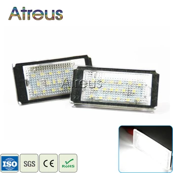 

Atreus 2X Car LED License Plate Lights 12V For BMW E46 2D Facelift E46 M3 04-06 Accessories No error White SMD LED Lamp Bulb Kit