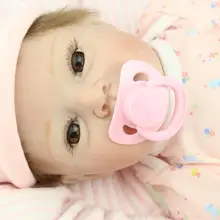 2" /55 см реалистичные мягкие силиконовые куклы-Реборн, детские игрушки для сна, игрушки для девочек и мальчиков, подарок на свадьбу, куклы