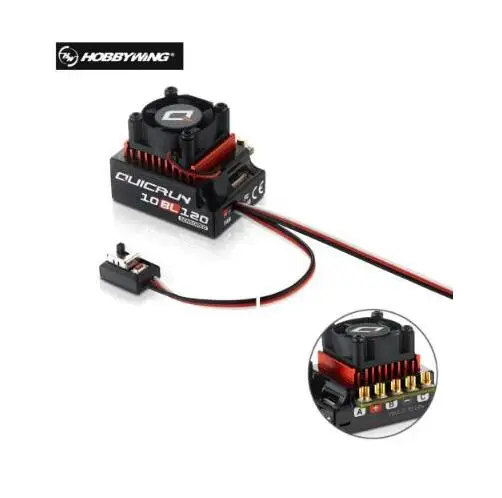 Оригинальный контроллер скорости Hobbywing QUICRUN 10BL120 120A / 10BL60 60A Бесщеточный Регулятор