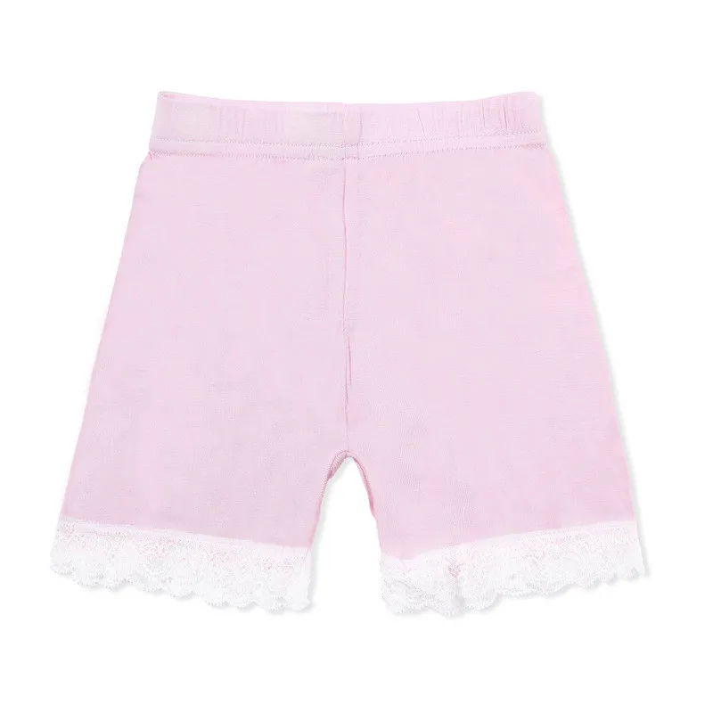 Girl Safety Shorts Pants Solid Underwear Soft Elastic Modal Leggings Girls Lace Briefs Short Pants For Children for 3to12Years