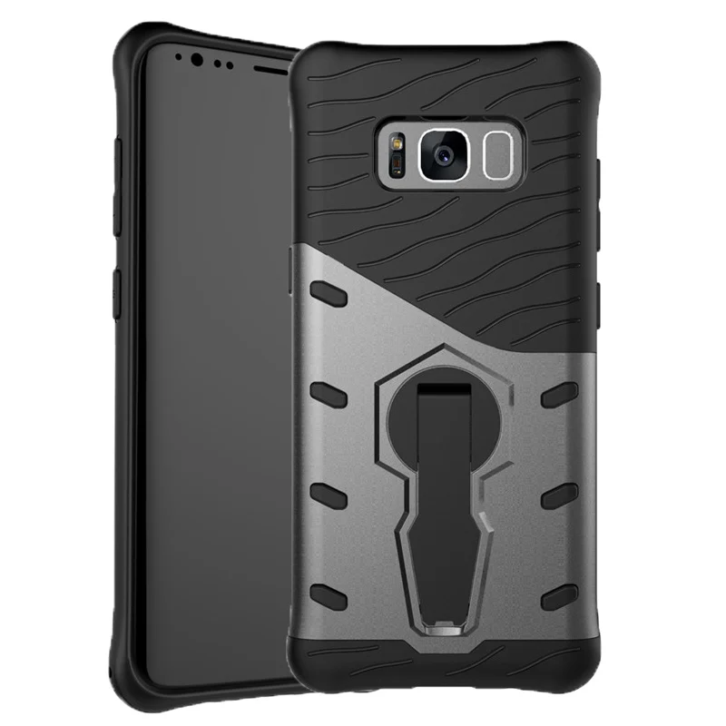 

For Samsung Galaxy S8 Case Luxury 360 Anti-konck with stand Armor Protective Shell For Samsung Galaxy S8 5.8 inch Cover Capa