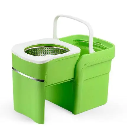 

Drawer type rotary mop bucket folding double for single tub automatic mop bucket