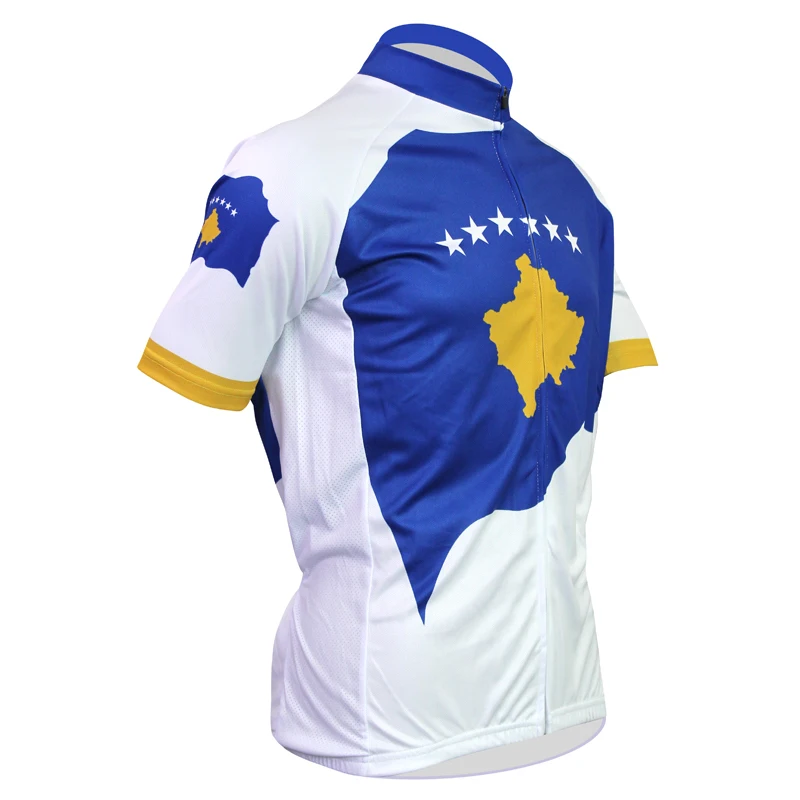 

2019 bike jerseys KOSOVO Mens Cycling Jersey Cycling Clothing Bike Shirt Size new Bike bicycle clothes Clothing Cycling Jersey s
