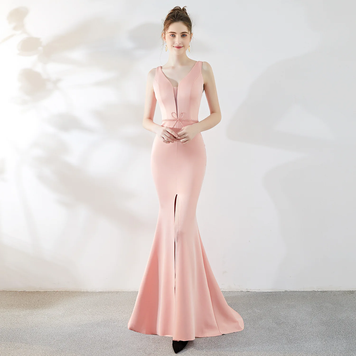 

Women Wedding Sexy Party Dress Female Mesh Trumpet Evening Elegant Bodycon Dresses Womens Club Wear Long Clothes Vestidos