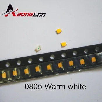 

4000pcs 0805 SMD LED Warm white ledS 2800-3200K LED Light Diode Water Clear DIY Super Bright