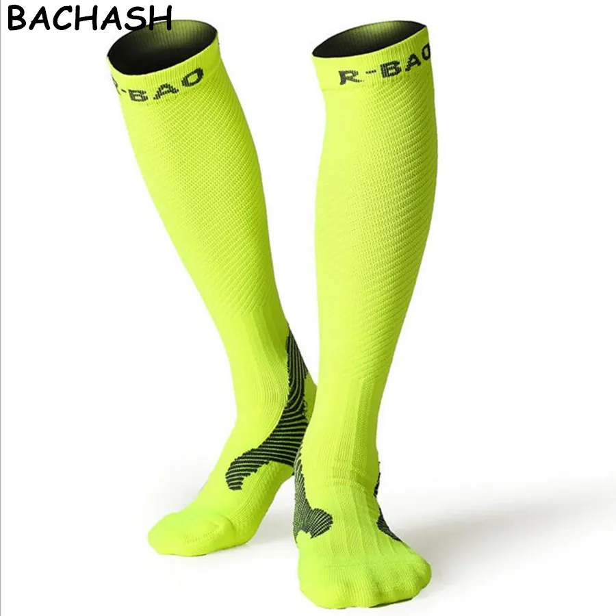 BACHASH 1 пара Компрессионные носки повседневные чулки для снаружи стандартный экспорт Мужские Женские однотонные длинные носки 35-44 Высокое