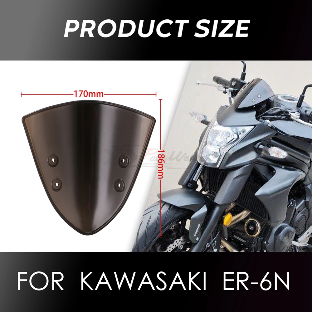 Ветровое стекло для мотоцикла Kawasaki ER 6N ER6N 2012 2013 2014| |