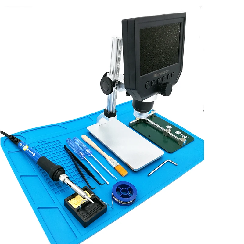 Портативный USB ЖК цифровой электронный микроскоп рабочая пластина для SMT PCB IC