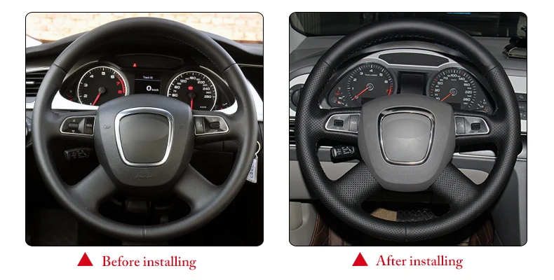 for Audi Q5 2008 steering wheel cover