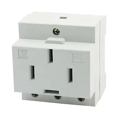 

Plastic Shell DIN Rail Modular Socket 440VAC 25A for Industrial