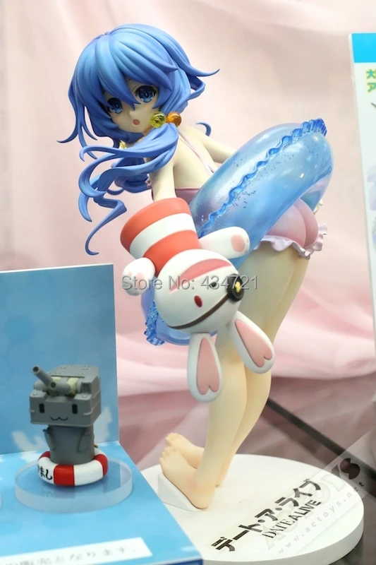 

Hot Sale Hermit Yoshino Swim Suit Cute Date A Live PLUM 18CM Sexy Figure Toys New Box