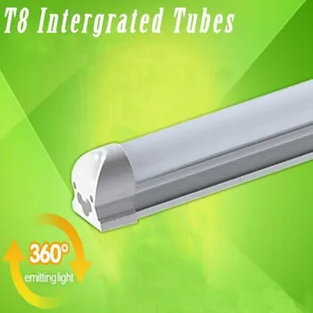 

25pcs/lot 4ft t8 led tube 600/900/1200mm SMD2835 integrated White/Warm White 120cm 220V 18W Living Room Bedroom shop