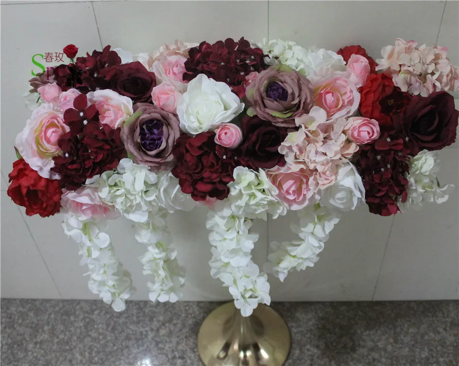 SPR High quality 2M/lot wedding arch flower stage or backdrop