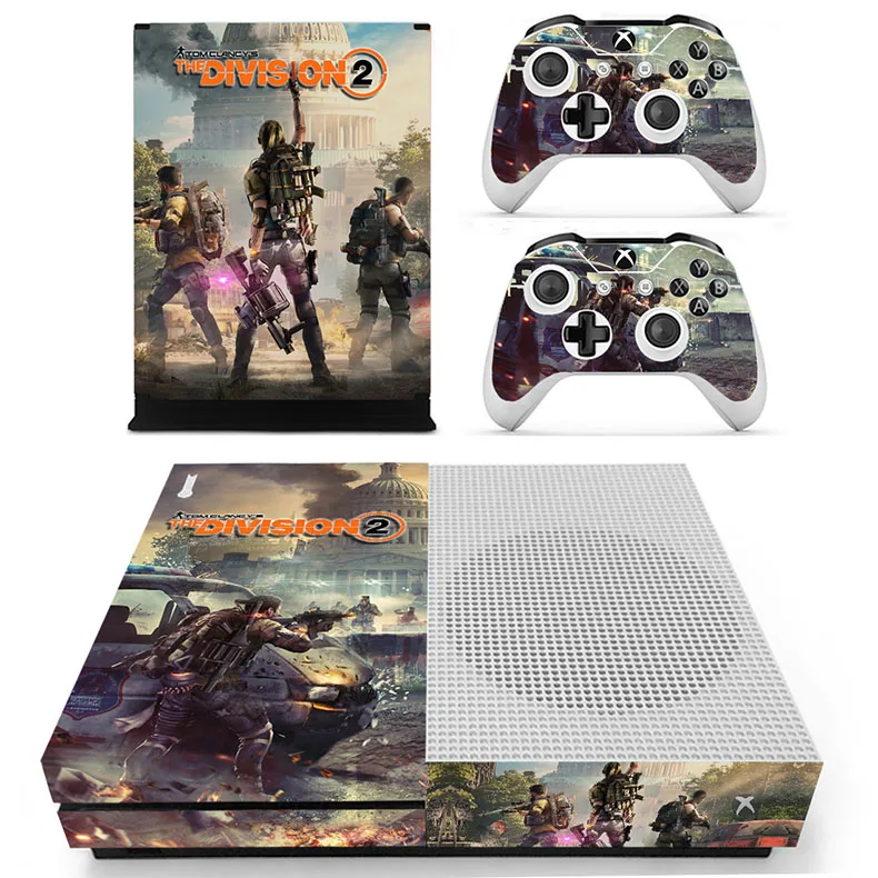 Наклейки Tom clancy's the division 2 для Xbox One S Pegatina для Microsoft Xbox One Slim Console и два контроллера