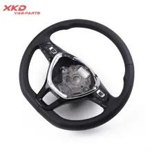 5G0419091 черный кожаный многофункциональный руль с функцией круиз-контроля для V-W Golf MK7 5G0419091FL, 5G0419091AN