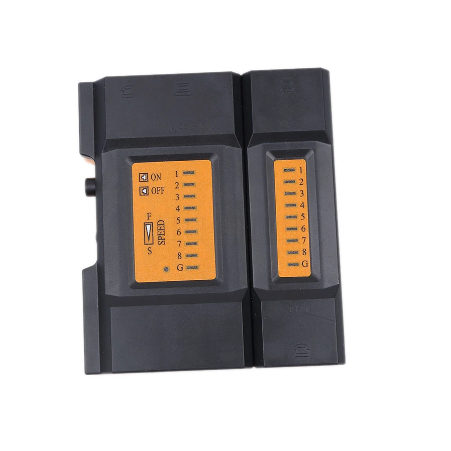 Тестер сетевого кабеля Kebidumei для проверки тестер RJ45 + RJ11 LAN Ethernet инструмент кабель