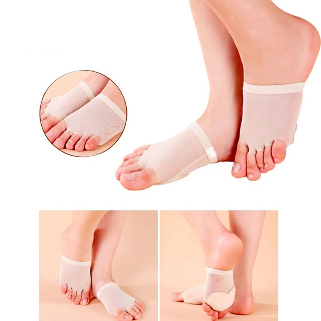 2 Pairs Women's Half Sole Dance Shoes Bare Foot Thong, Dance Paw Fitness Dance Socks 2 Pairs Women's Half Sole Dance Shoes Bare Foot Thong, Dance Paw Fitness Dance Socks