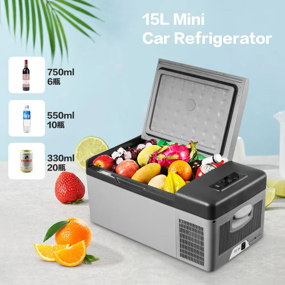 

Alpicool Portable APP Conrtol Mini Compressor Fridges 15L Portable Mini Portable Car Refrigerator Cold / Warm Dual Use DC12V/24V