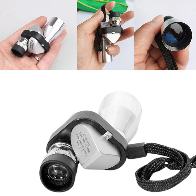 

Mini Aluminum Alloy Telescope Portable Corner Optical Monocular Outdoor Exploration 8X20mm ASD88