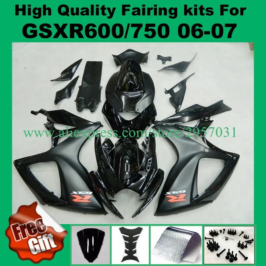 Наборы обтекателей для SUZUKI 06 07 GSXR600 GSXR750 # Z349 E2 GSX R600 R750 2006 2007 обтекатели GSXR 600 750 K6 K7