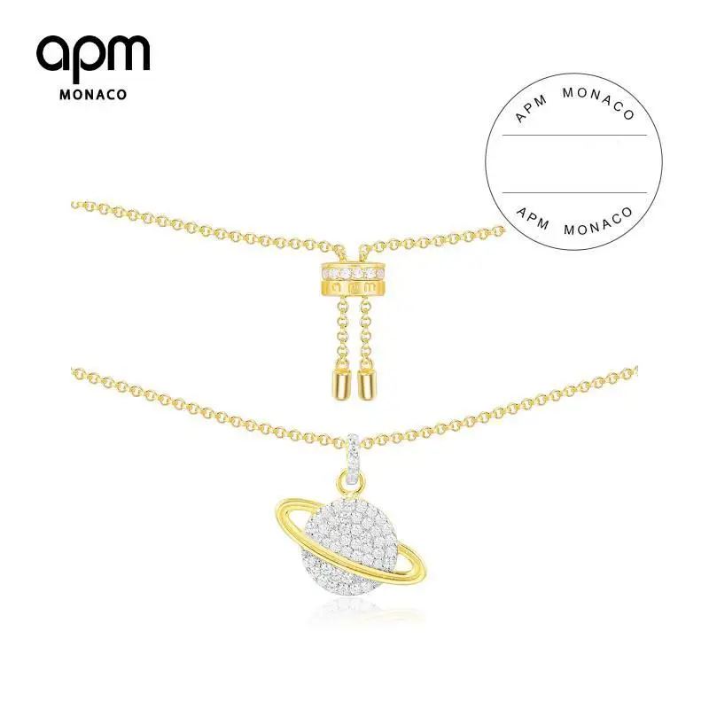 

APM Monaco Genuine AC3917OXY Star Necklace Silver Women
