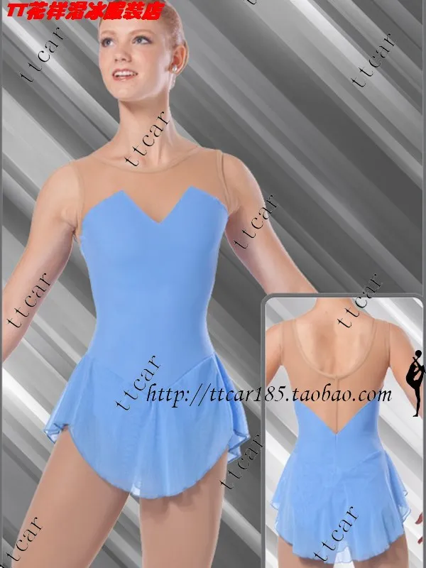 blue ice skating dress cheap figure skating clothing hot sale ice