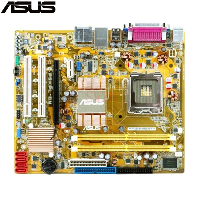 original Used Desktop motherboard For ASUS P5KPL-CM P5K support LGA 775 2*DDR2 support 4G 4*SATA2 Micro ATX asus p5kpl epu original used desktop motherboard p5kpl g31 socket lga 775 ddr2 atx on sale