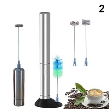 Электрический молоковзбиватель с трубкой для хранения Портативный Миксер для напитков из нержавеющей стали UD88