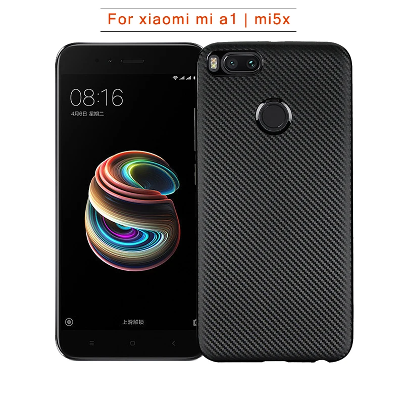 carbon fiber silicone case xiaomi mi a1 (2)