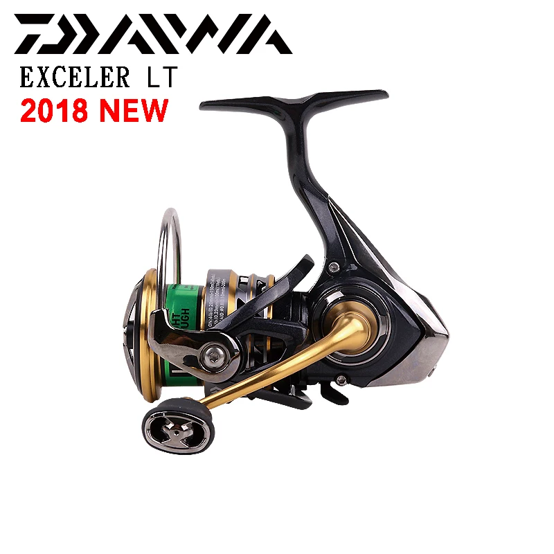 Спиннинговая катушка DAIWA EXCELER 1000D 2000D 2500 3000C 2018 Ультралегкая Рыболовная 5BB сделано