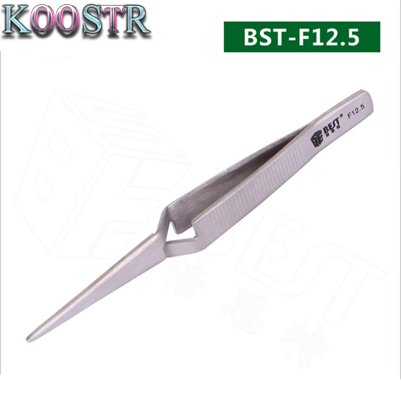 

BST-12.5F Stainless Steel Straight X Types Tweezers