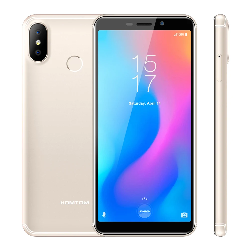 Распродажа HOMTOM C2 5,5 inch 2 GB 16 GB 3000mAh18: 9 ободок-менее Face ID 4G-LTE мобильный телефон Android 8,1 13MP двойной сзади камеры смартфон