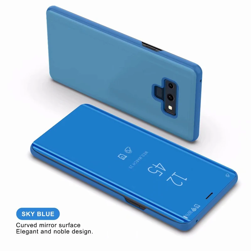 360 Smart Mirror Flip Case for Samsung Galaxy Smartphones