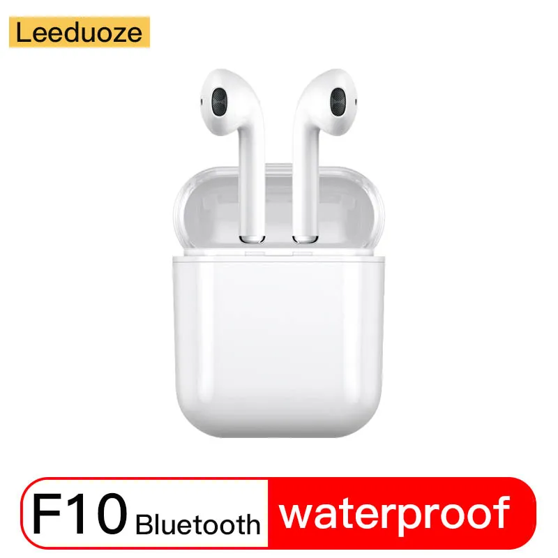 Leeduoze беспроводные наушники Bluetooth 3D стерео звук с зарядным устройством для apple iphone