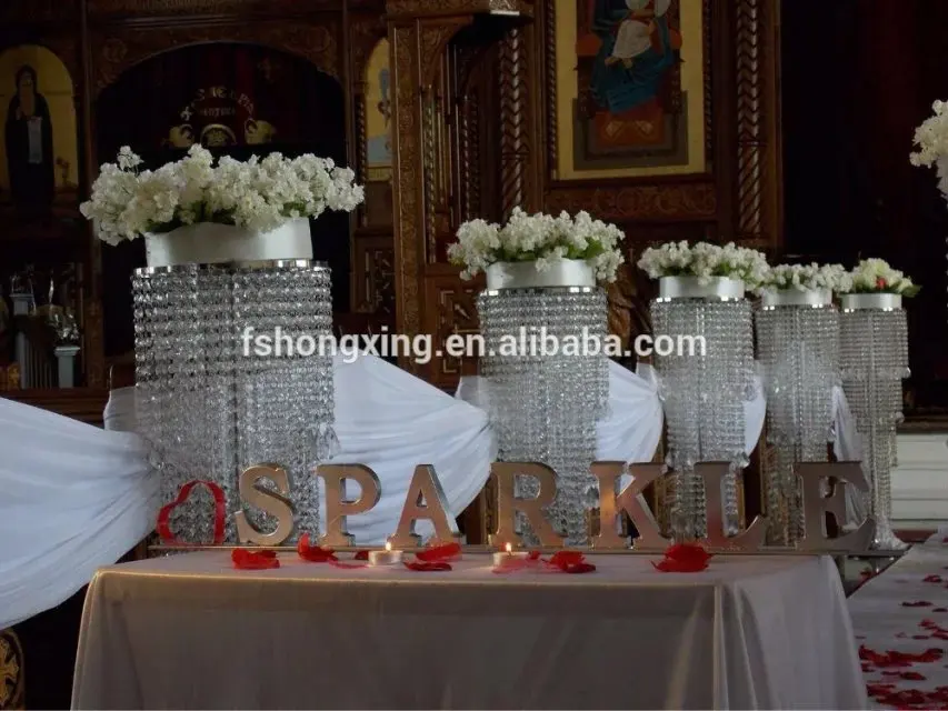 wedding aisle pillar for weddings decor / walkway pedestal stand