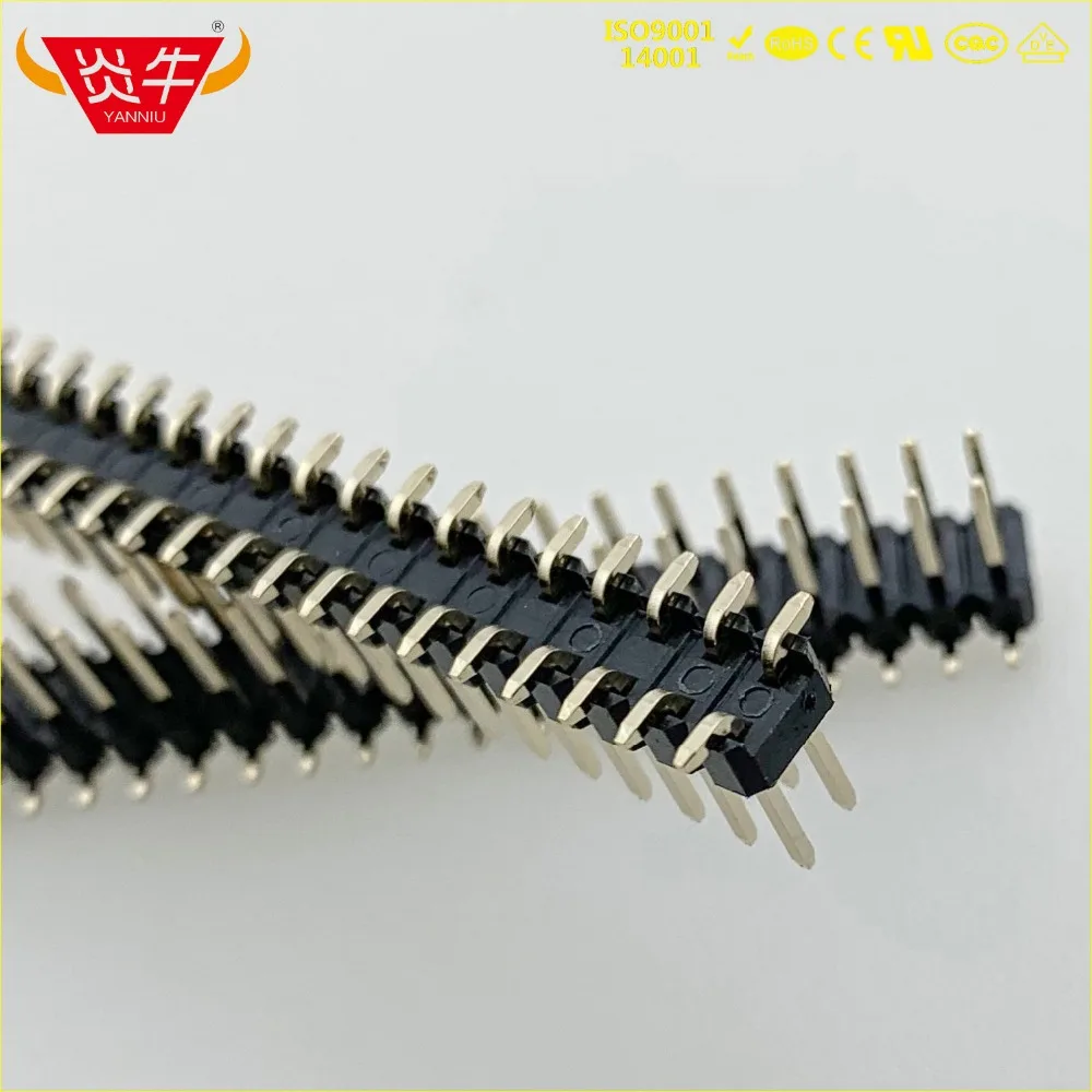 2 54 мм Шаг 2X40P 80PIN Штекерный разъем для полосы двухрядный вертикальный штыревой